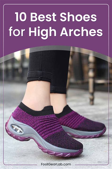 best walking shoes high arches|comfortable shoes for high arches.